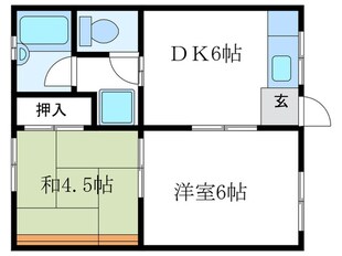 ロイヤルコーポ三宅の物件間取画像